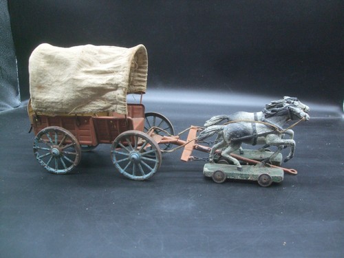 Elastolin wild west planwagen - wild,