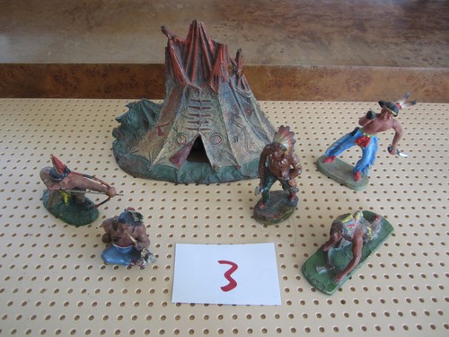 Wildwest massefiguren indianer - massefiguren,