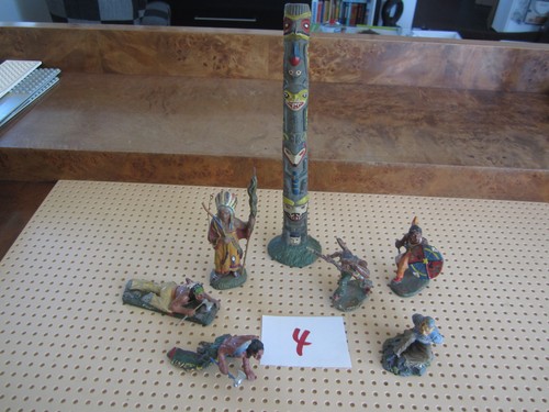 Wildwest massefiguren indianer - wildwest,
