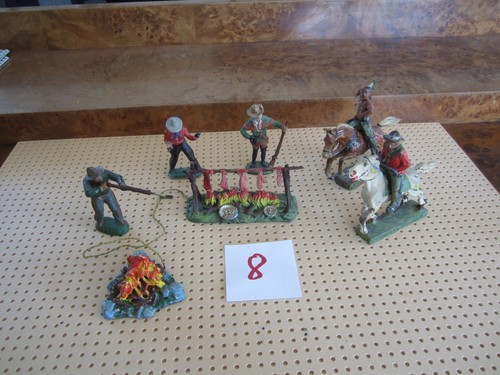 Wildwest massefiguren indianer - massefiguren,