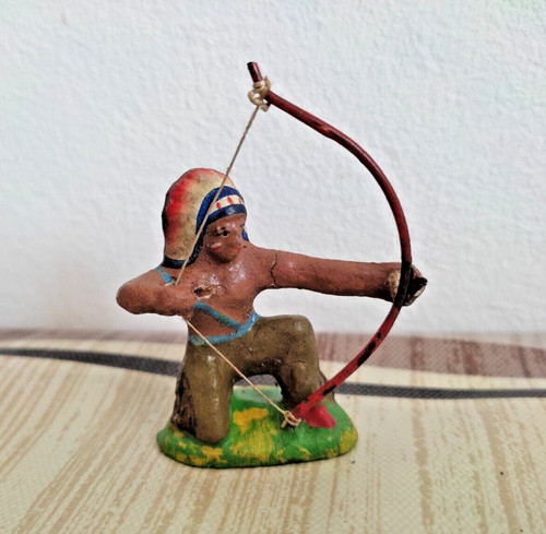 Wildwest massefigur indianer - massefigur,