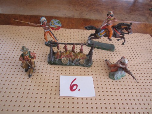 Wildwest massefiguren indianer - massefiguren,