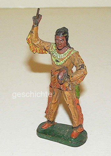 Wildwest indianer stehend - wildwest,,