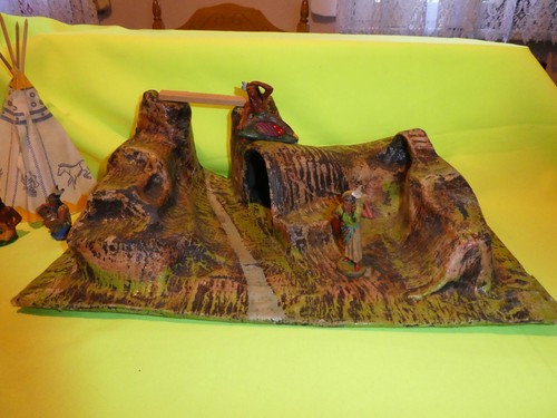 Diorama indianer felsen mit - diorama,