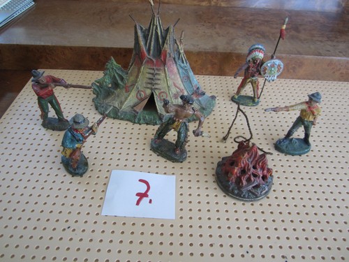 Wildwest massefiguren indianer - wildwest,