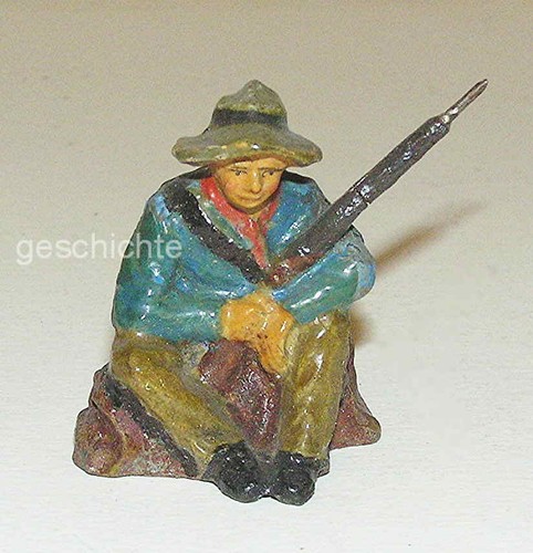 Wildwest mann sitzt - wildwest-mann,, mit