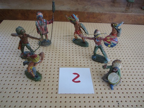 Wildwest massefiguren indianer - massefiguren,